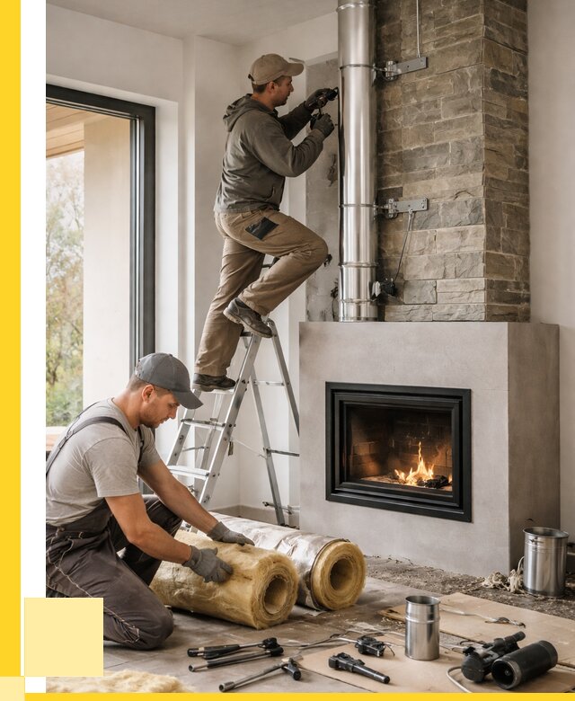 Монтаж дымоходов для каминов в Долгопрудном от 15219 р. ЭриданДлг