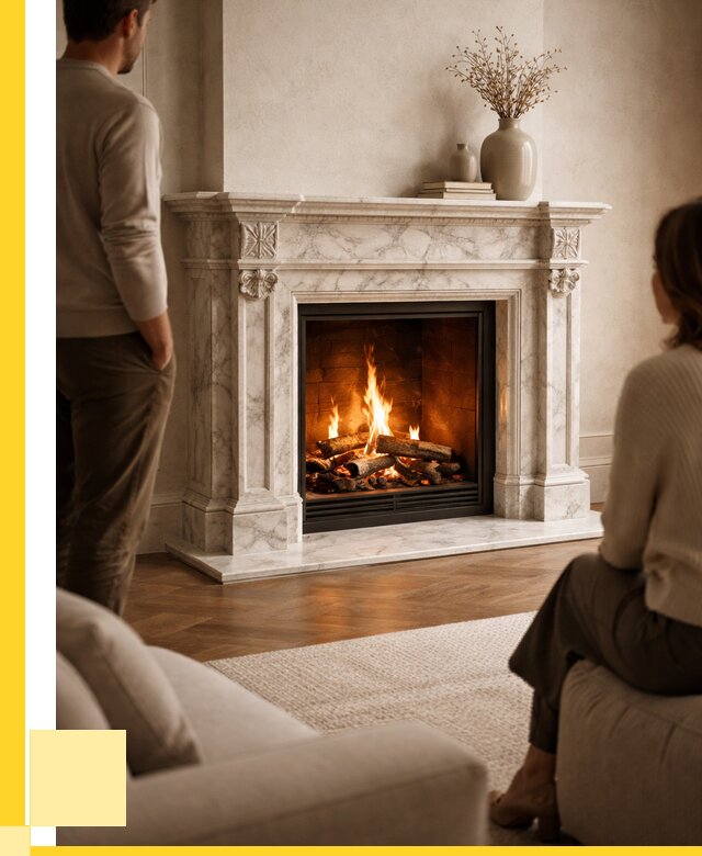 Мраморные камины под ключ в Долгопрудном от 253650 р. | ЭриданДлг