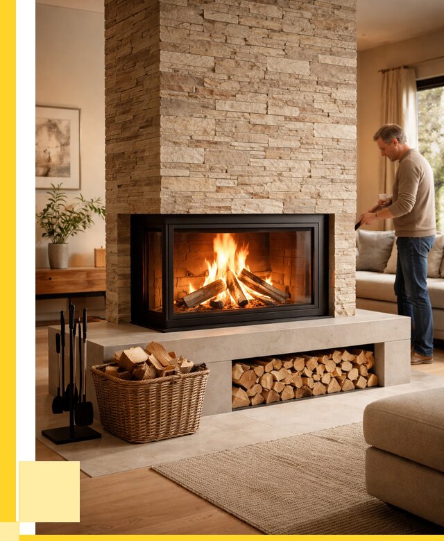 Дровяной камин под ключ в Долгопрудном от 202920 р. | ЭриданДлг