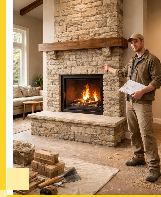 Камины под ключ в Долгопрудном от 182628 р. | ЭриданДлг — установка