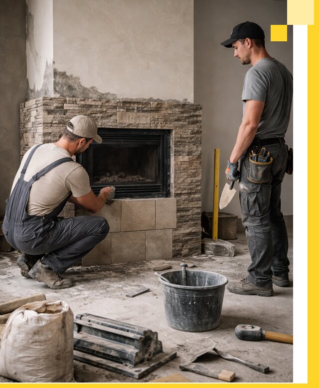 Камины под ключ в Долгопрудном: проект, изготовление и монтаж