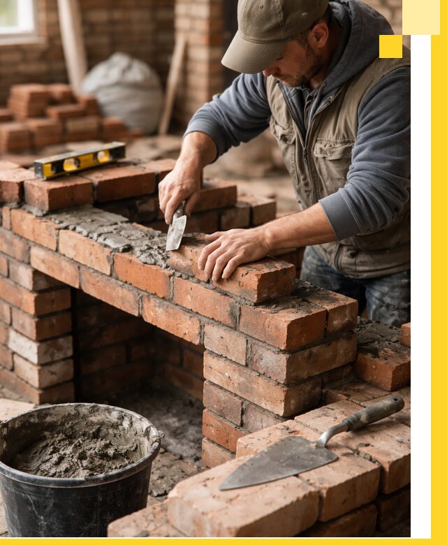 Кладка каминов под ключ в Долгопрудном профессиональная отделка и монтаж