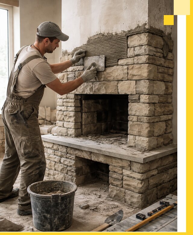 Строительство каминов под ключ в Долгопрудном от проектирования до монтажа