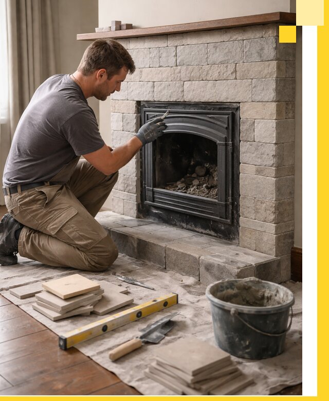 Профессиональный ремонт каминов в Долгопрудном восстановление и сервис