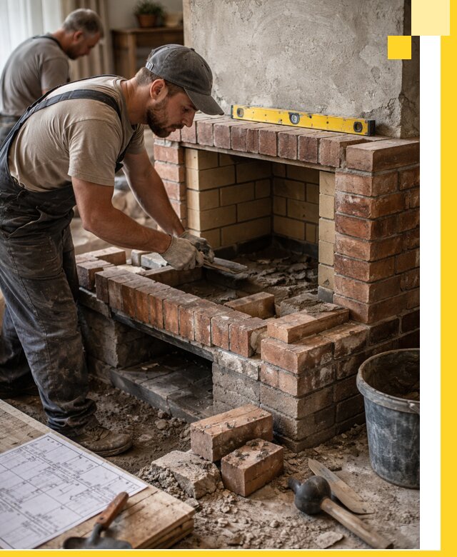 Изготовление и установка каминопечей под ключ в Долгопрудном