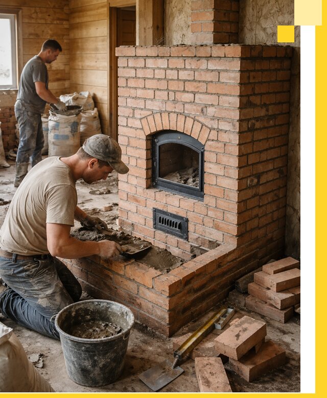 Профессиональное строительство печей в Долгопрудном под ключ