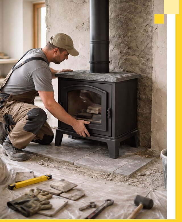 Профессиональный монтаж печей и каминов в Долгопрудном под ключ