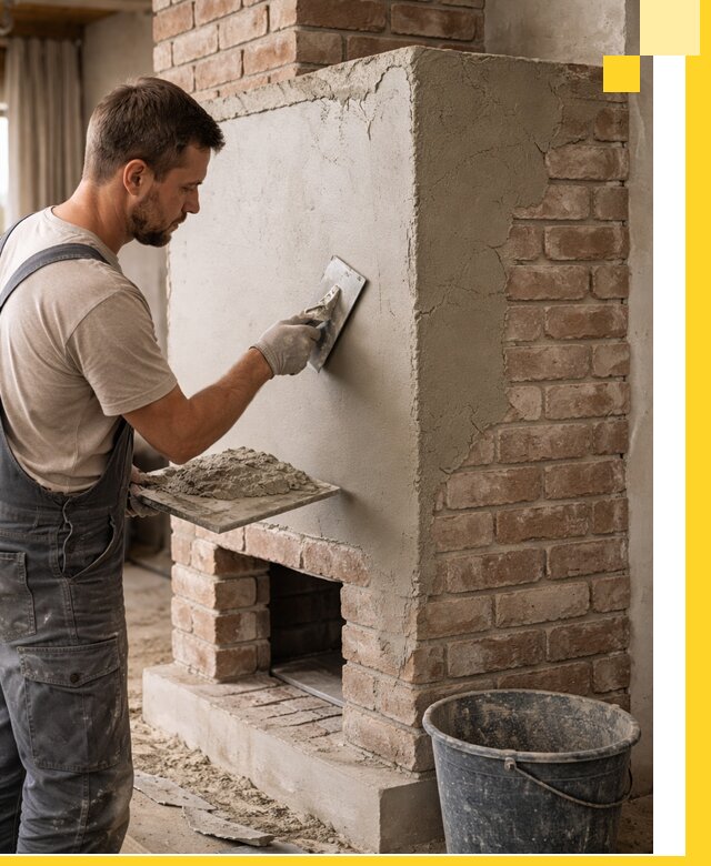 Отделка печей и облицовка каминов в Долгопрудном под ключ