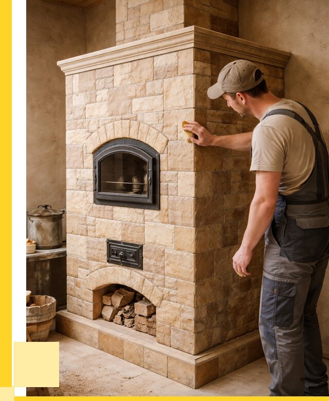 Облицовка печей в Долгопрудном от 4566 р. под ключ | ЭриданДлг