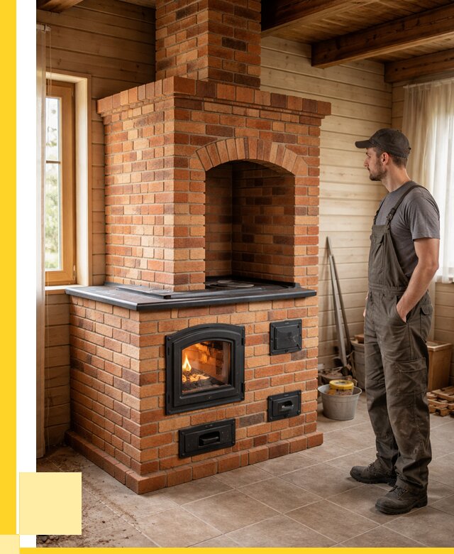 Кирпичные печи в Долгопрудном: купить от 152190 р. | ЭриданДлг