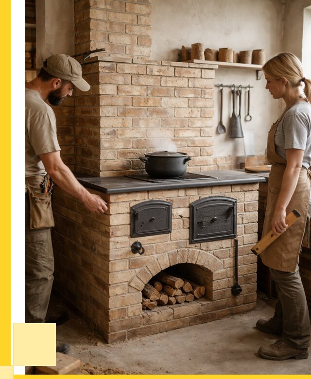 Варочно отопительные печи в Долгопрудном от 91314 р. | ЭриданДлг