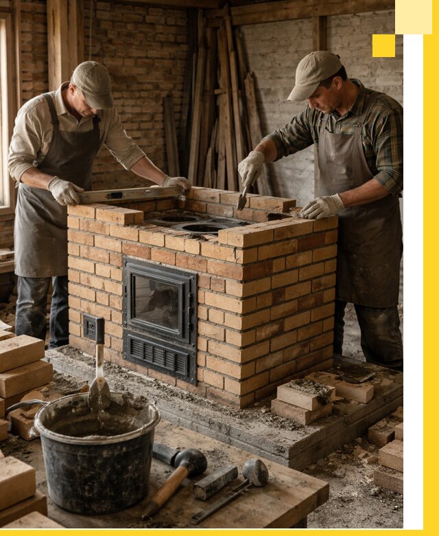 Изготовление и установка варочных печей под ключ в Долгопрудном