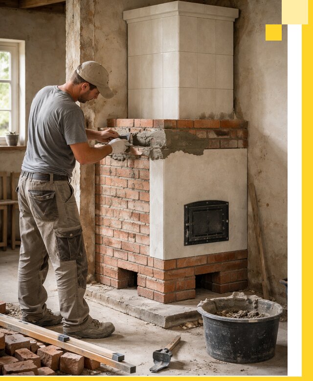 Изготовление и установка печей-голландок под ключ в Долгопрудном