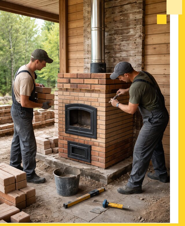 Производство и установка дачных печей под ключ в Долгопрудном