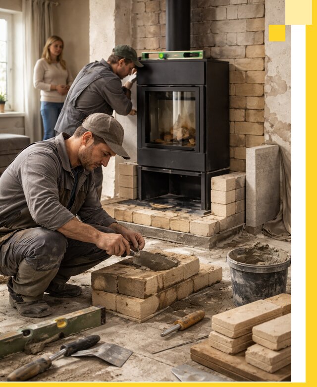 Печи и камины под ключ: проект, установка в Долгопрудном