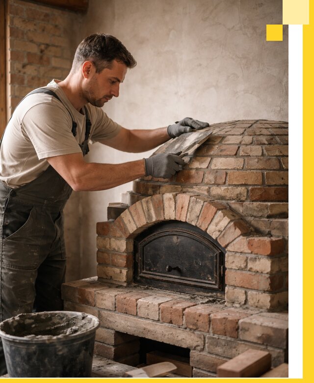 Изготовление и монтаж помпейских печей на заказ в Долгопрудном