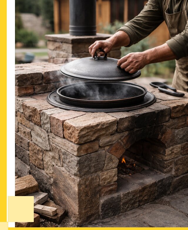 Печи для казана в Долгопрудном по цене от 18263 р. | ЭриданДлг