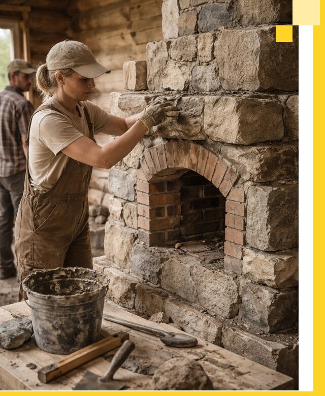 Каменные печи на заказ и монтаж в Долгопрудном, долговечные решения