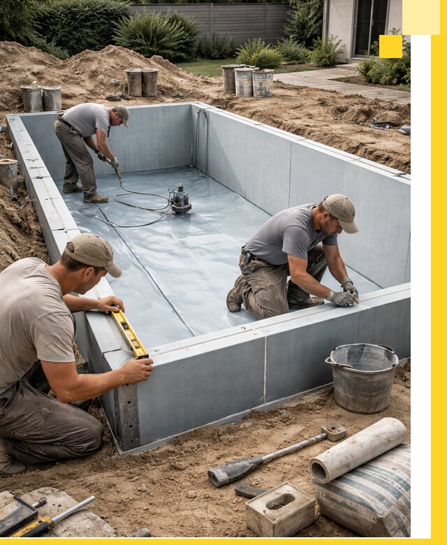 Профессиональный монтаж бассейнов под ключ в Долгопрудном с гарантией