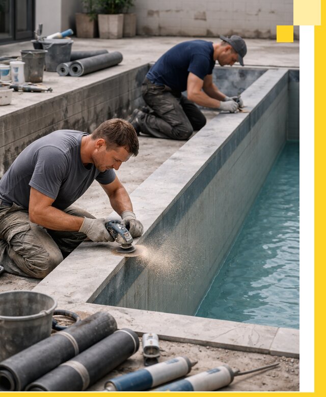 Профессиональный ремонт бассейнов под ключ в Долгопрудном