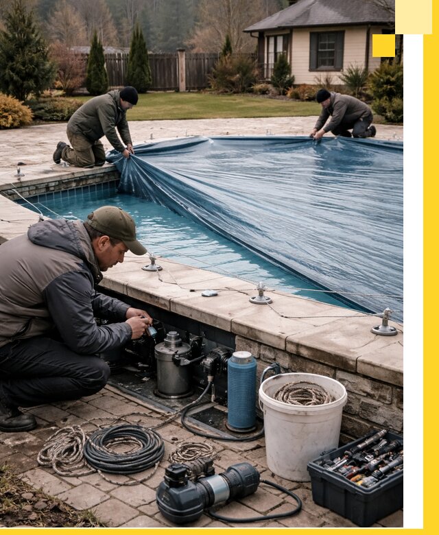 Консервация бассейнов в Долгопрудном: подготовка к длительному хранению