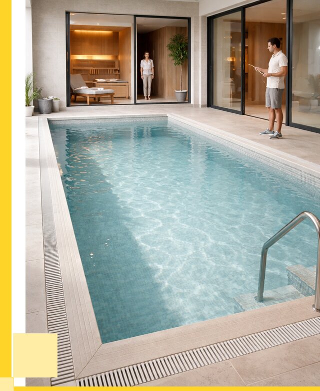 Отделка бассейна пленкой ПВХ в Долгопрудном от 3551 р. - ЭриданДлг