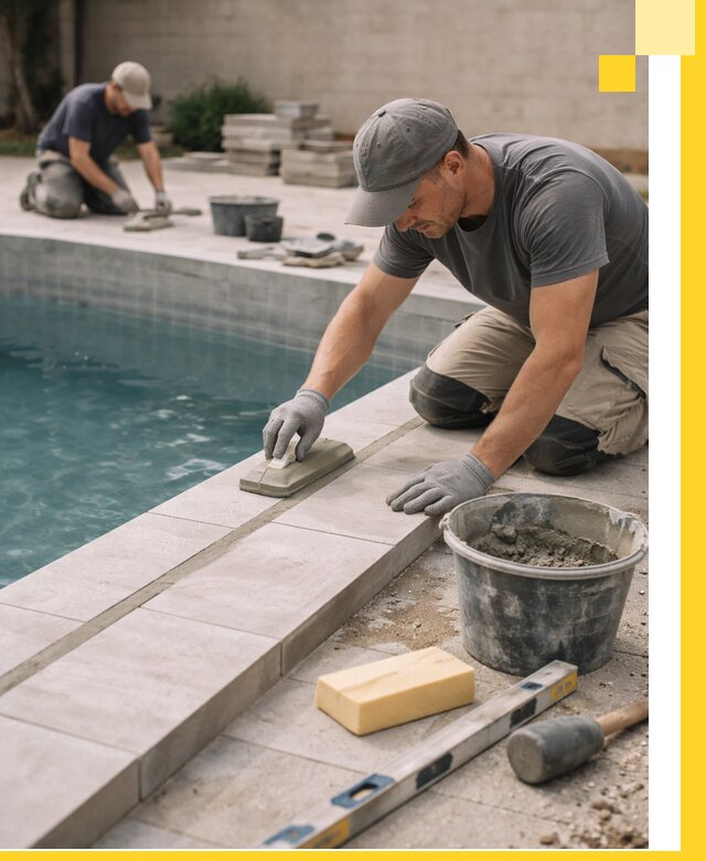 Отделка бассейнов в Долгопрудном: декоративная отделка и гидроизоляция