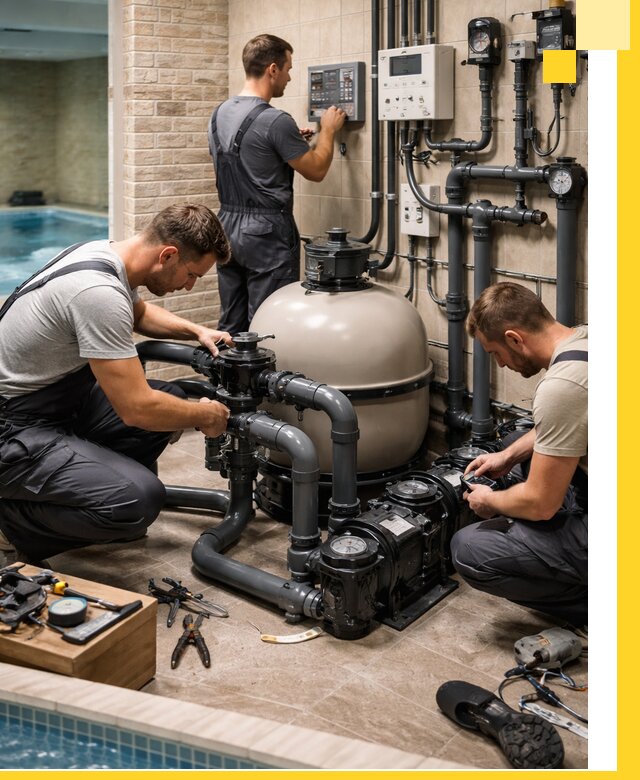 Комплексное оборудование для бассейнов под ключ в Долгопрудном