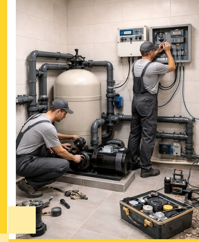 Монтаж оборудования для бассейнов в Долгопрудном от 40584 р. | ЭриданДлг