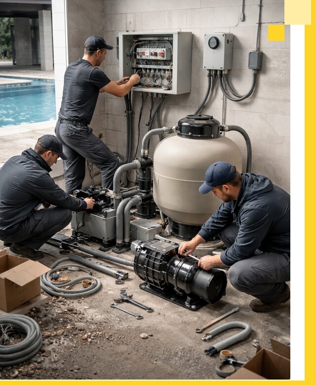 Профессиональный монтаж оборудования для бассейнов в Долгопрудном