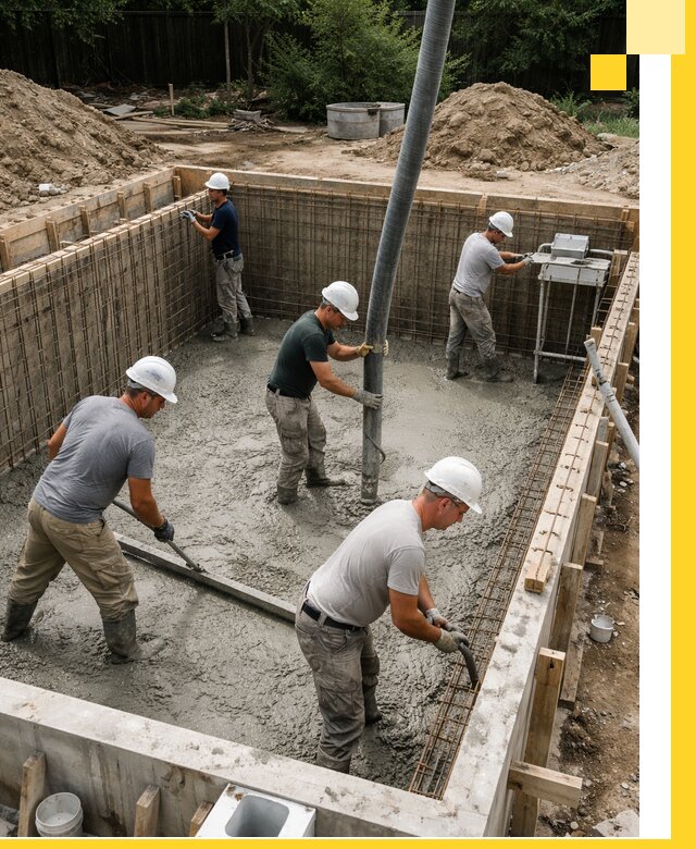 Строительство бетонных бассейнов под ключ в Долгопрудном