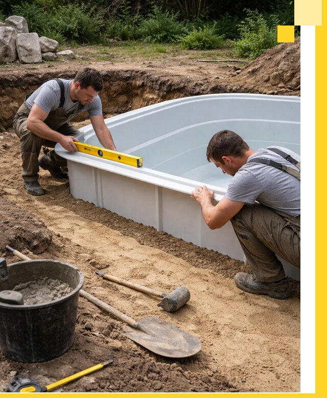 Производство и установка пластиковых бассейнов в Долгопрудном под ключ