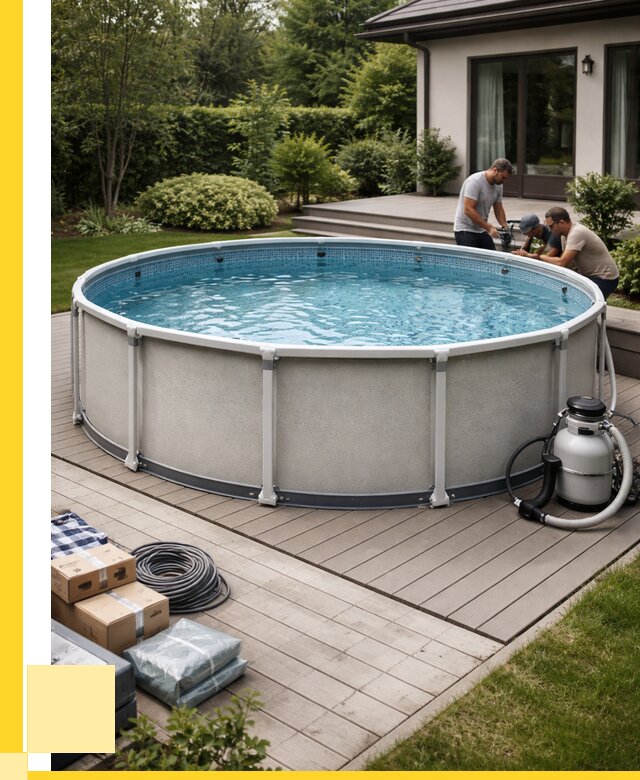 Купить каркасные бассейны в Долгопрудном от 45657 р. | ЭриданДлг