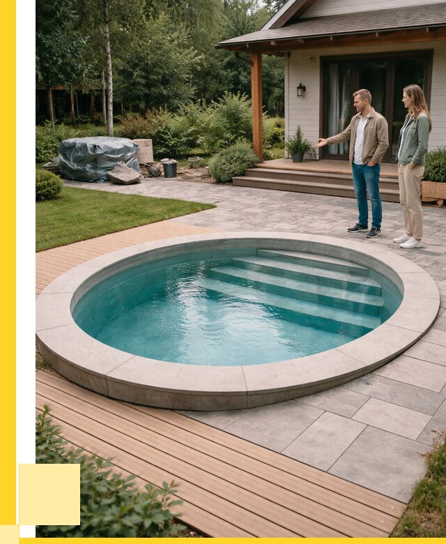 Бассейн на даче под ключ в Долгопрудном от 202920 р., ЭриданДлг