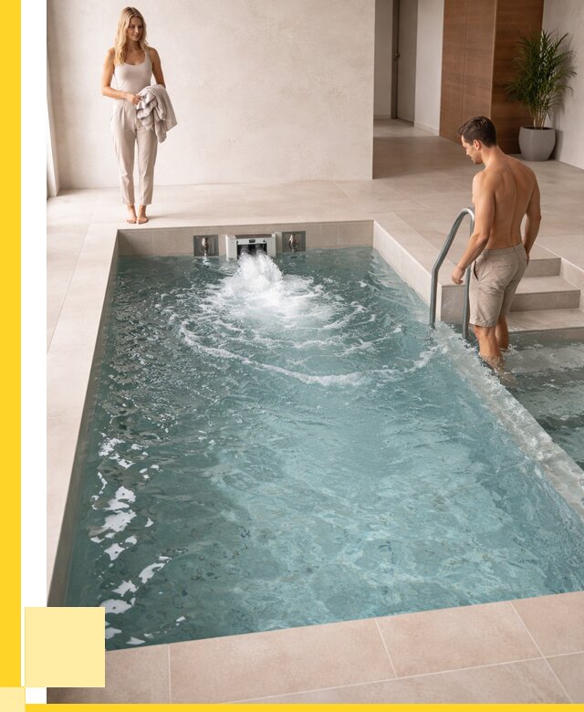 Бассейн с противотоком в Долгопрудном от 253650 р. | ЭриданДлг