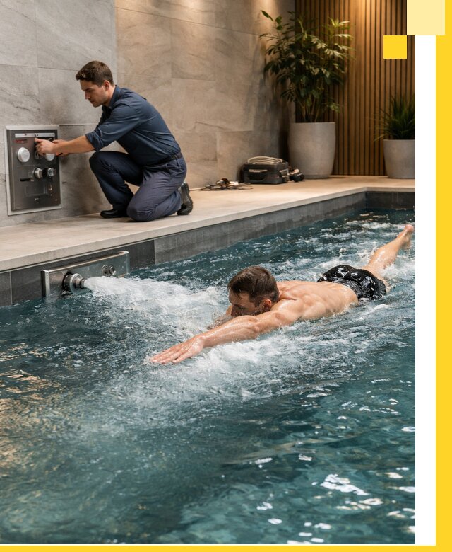 Проектирование и монтаж бассейнов с противотоком в Долгопрудном