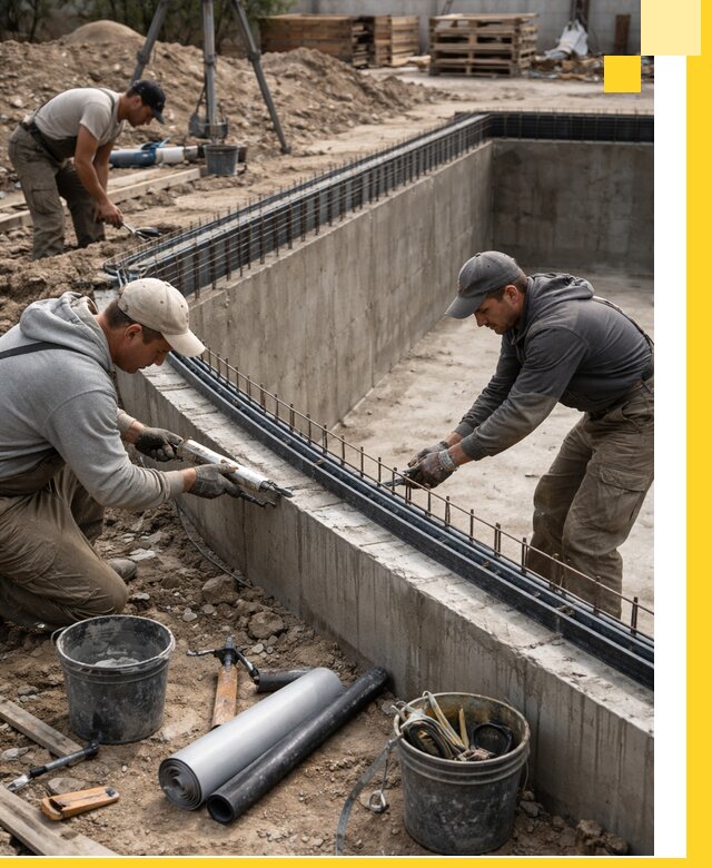 Качественный монтаж чаши бассейна в Долгопрудном под ключ с гарантией