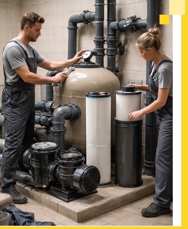 Фильтры и системы фильтрации для бассейнов в Долгопрудном