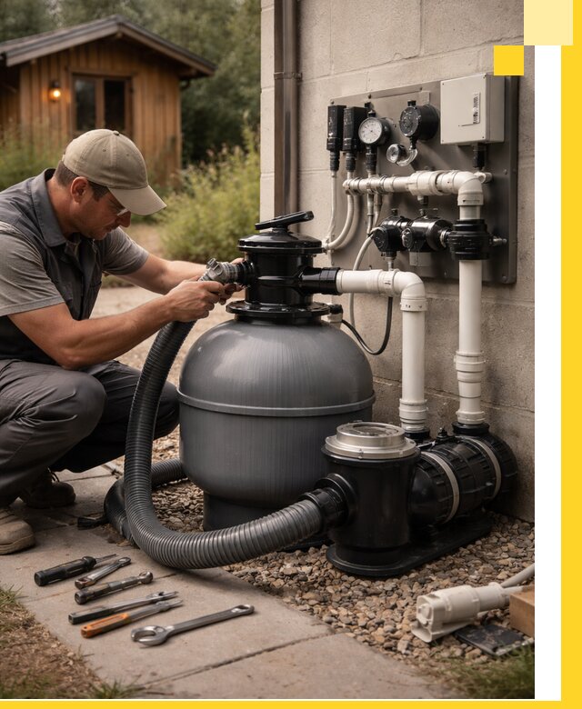 Продажа и монтаж фильтров и насосов для бассейнов в Долгопрудном