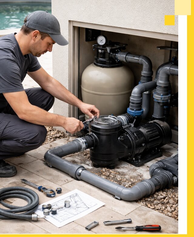 Поставка, монтаж и сервис насосов для бассейнов в Долгопрудном