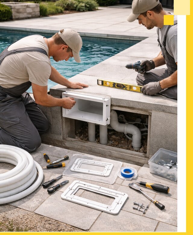 Поставка и установка скиммеров для бассейнов в Долгопрудном