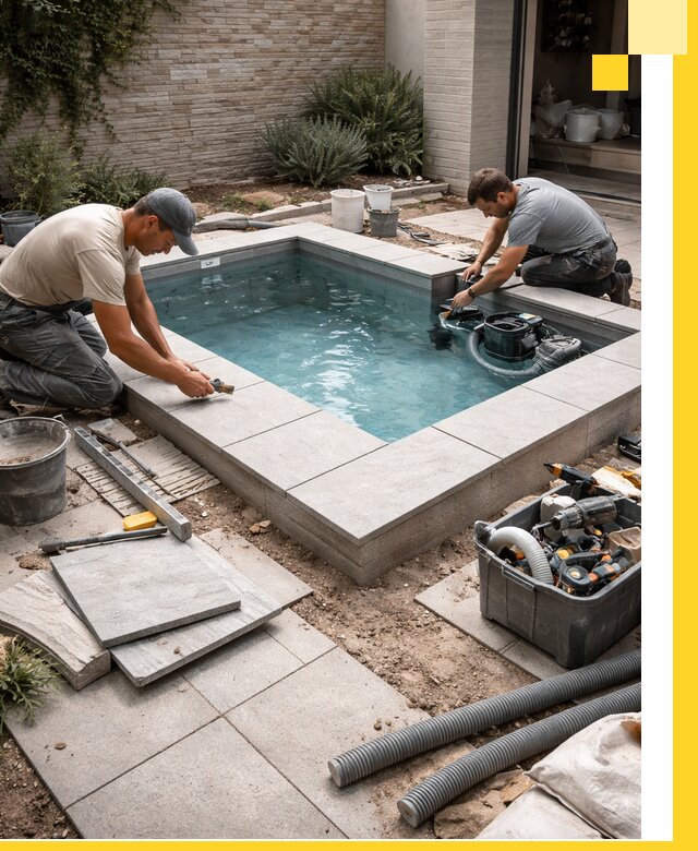 Мини бассейны под ключ в Долгопрудном, дизайн и установка