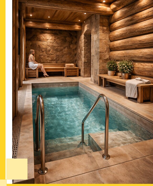 Аренда бани с бассейном в Долгопрудном от 1521900 р. | ЭриданДлг