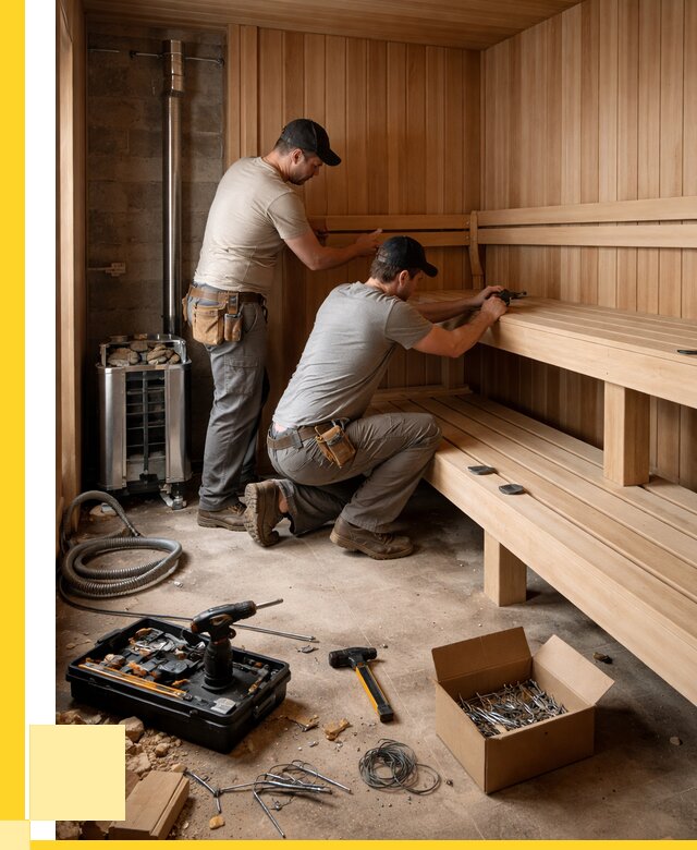 Монтаж саун под ключ в Долгопрудном от 121752 р. | ЭриданДлг