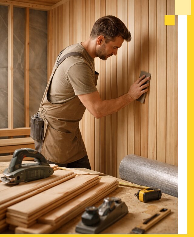 Профессиональная отделка саун и парных под ключ в Долгопрудном