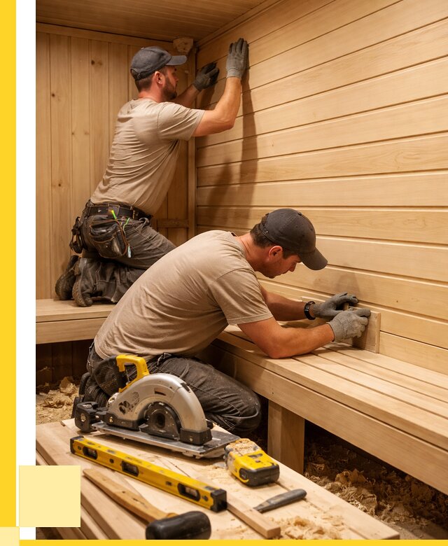 Обшивка саун вагонкой в Долгопрудном от 2537 р. | ЭриданДлг