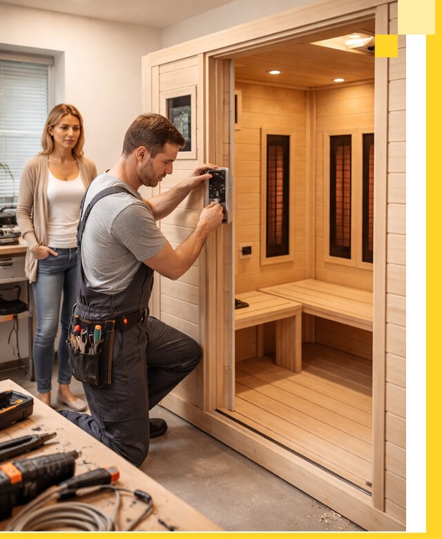 Инфракрасные сауны под ключ в Долгопрудном продажа и установка