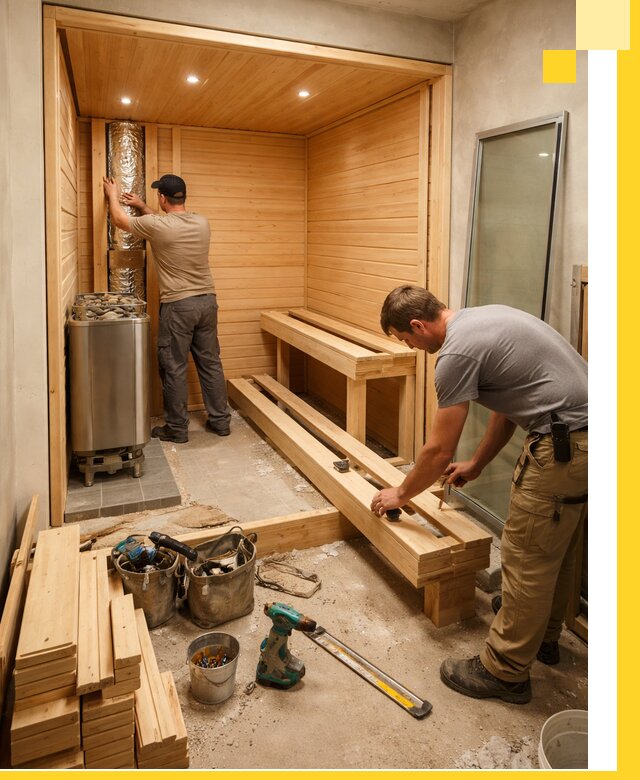 Проектирование и установка домашних саун под ключ в Долгопрудном