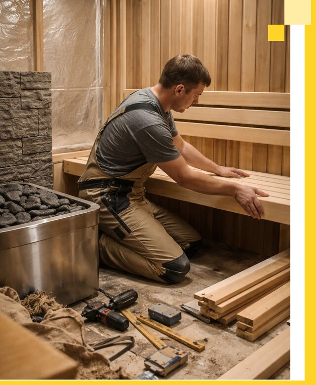 Сауны для дома под ключ с проектированием и монтажом в Долгопрудном