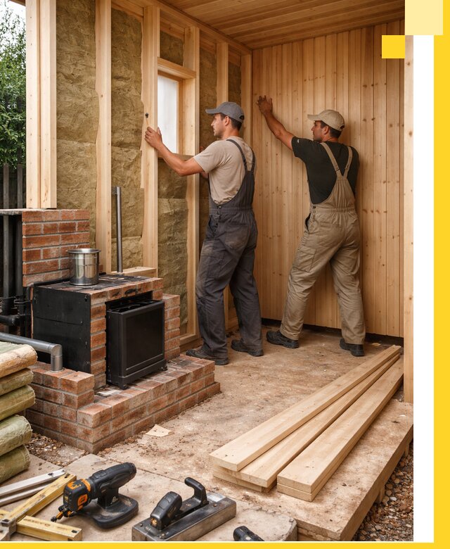 Строительство и установка дачных саун под ключ в Долгопрудном